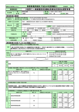 大阪第三人権擁護委員協議会高槻地区委員会運営事業 事務