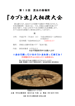 カブトムシ大相撲チラシ（PDF：178KB）