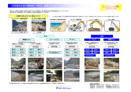 災害復旧工法の御提案 (河川・港湾 Ver.) コンクリート塊の リサイクル
