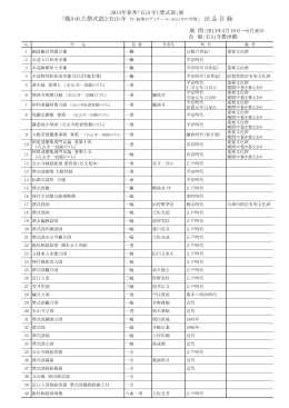 出品目録はこちら（PDF）