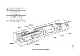 新燃料輸送容器外観図