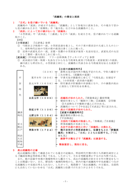 -1- 「流鏑馬」の歴史と流派 1 「古式」を受け継いでいる「流鏑馬」 流鏑馬