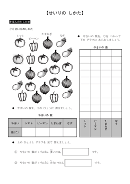 【せいりの しかた】