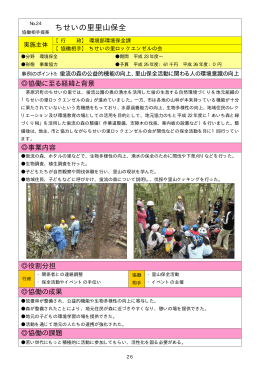 No.24 ちせいの里里山保全（PDF形式：41KB）