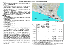 浜岡原子カ発電所の敷地および周辺における津波堆積物調査結果