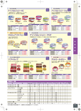 ソフトカップ プロキュアプチプリン アイソカルジェリーHC アイソカル