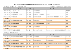 第22回(平成27年度)滅菌消毒業務受託責任者研修講習 - Server