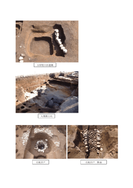 方形竪穴状遺構 大規模土坑 石組井戸 石組井戸 断面