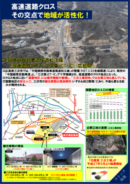 高速道路クロス その交点で地域が活性化！