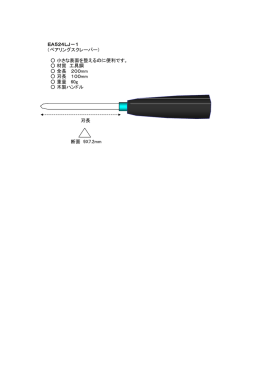EA524LJ－1 （ベアリングスクレーパー） 小さな表面を整えるのに便利