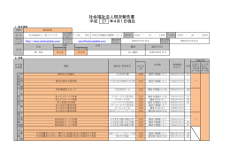 平成27年度現況報告書