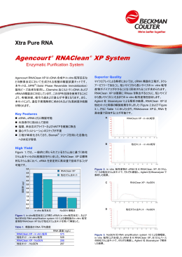 Agencourt&reg; RNAClean&reg; XP System