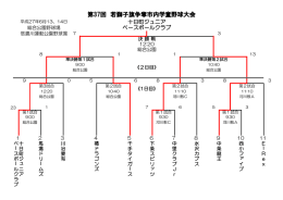 第37回 若獅子旗争奪市内学童野球大会