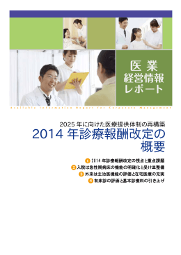2014年診療報酬改定の概要（PDF）