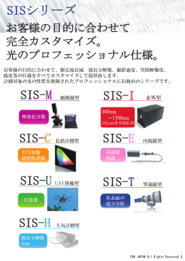 新製品SISシリーズ発売開始しました。