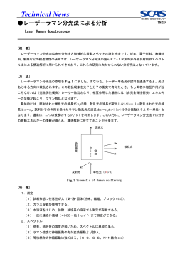 レーザーラマン分光法による分析