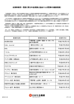 全喪事業所一覧表 岩手県（PDF 428KB）