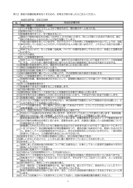問12 駅前の放置自転車をなくすための、お考えがありましたらご