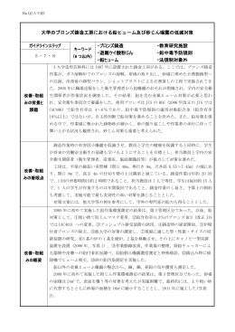 大学のブロンズ鋳造工房における鉛ヒューム及び砂じん曝露の低減対策