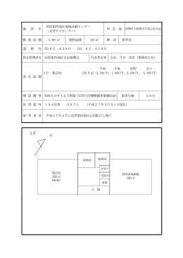 施 設 名 羽黒第四地区地域活動センター （克雪サブセンター） 所 在 地 敷