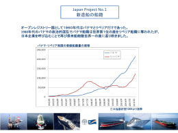 Japan Project No.1 新造船の船籍