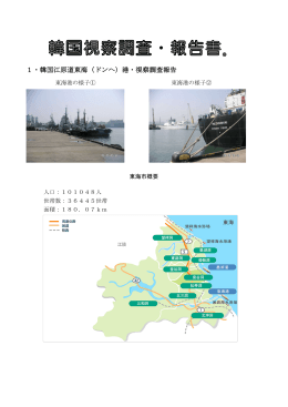 韓国視察調査・報告書（PDFファイル）