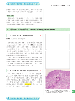 28 C．寄生虫による皮膚疾患 diseases caused by parasitic worms