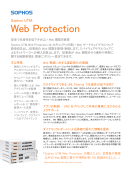 UTM Web Protection