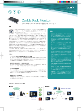 Zenkla Rack Monitor データセンターエネルギー管理