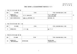1 石綿ばく露作業による労災認定等事業場一覧表の訂正について ※