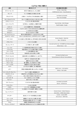 ＜LITTLE TREE の香り＞