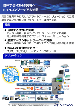 自律するM2Mの実現へ R