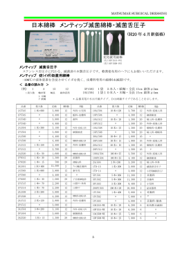 日本綿棒 メンティップ滅菌綿棒・滅菌舌圧子