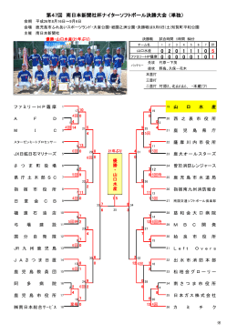 南日本新聞社杯ナイターソフトボール決勝大会