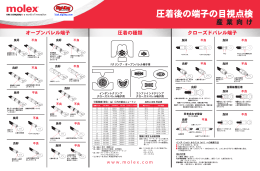 オープンバレル端子 圧着の種類 クローズドバレル端子 - Digi-Key