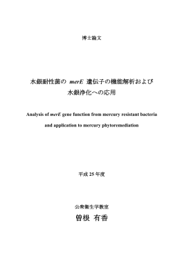 曽根 有香 - 北里大学
