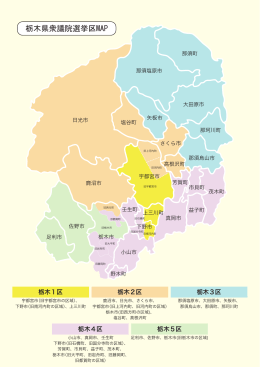 栃木県衆議院選挙区MAP