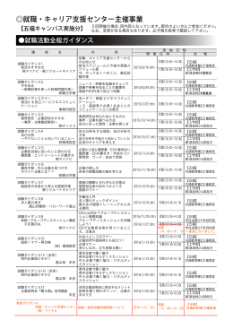 平成27年度 就職ガイダンス