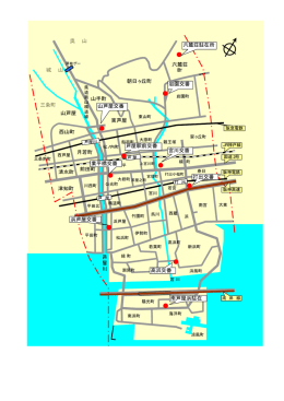 奥 山 城 山 三条町 西山町 山芦屋 山手町 東芦屋 月若町 清水町 前田町