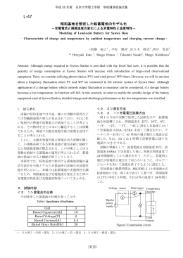 充電特性 - 日本大学理工学部