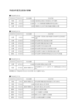 平成26年度支出状況の詳細（PDF：176.2KB）