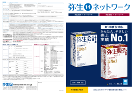 弥生販売ネットワーク版 （PDF：2.1MB）