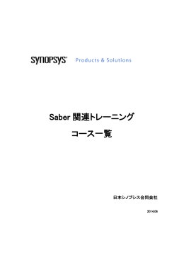 Saberツール - Synopsys
