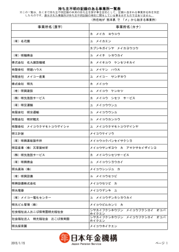 事業所名(カナ)