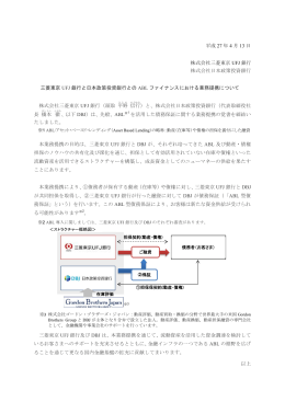 日本政策投資銀行とのABLファイナンスにおける
