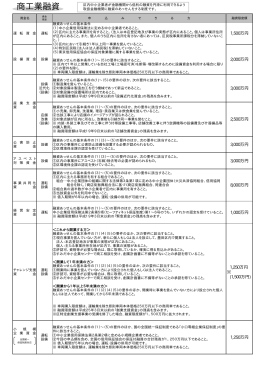 墨田区商工業融資概要（PDF：19KB）