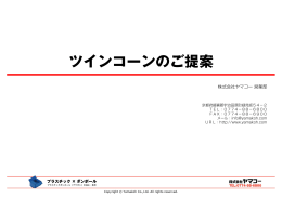 ツインコーンのご提案 - プラダンシート.com