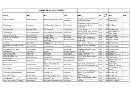 忍者関係資料データベース（海外映画）