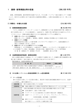 1 創業・新事業創出等の促進 - 公益財団法人ひろしま産業振興機構