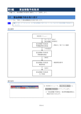 第5編 資金移動予約取消